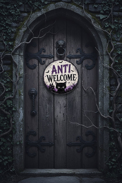 Anti-Welcome Sign