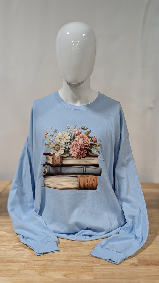 Books & Blooms Long Sleeve