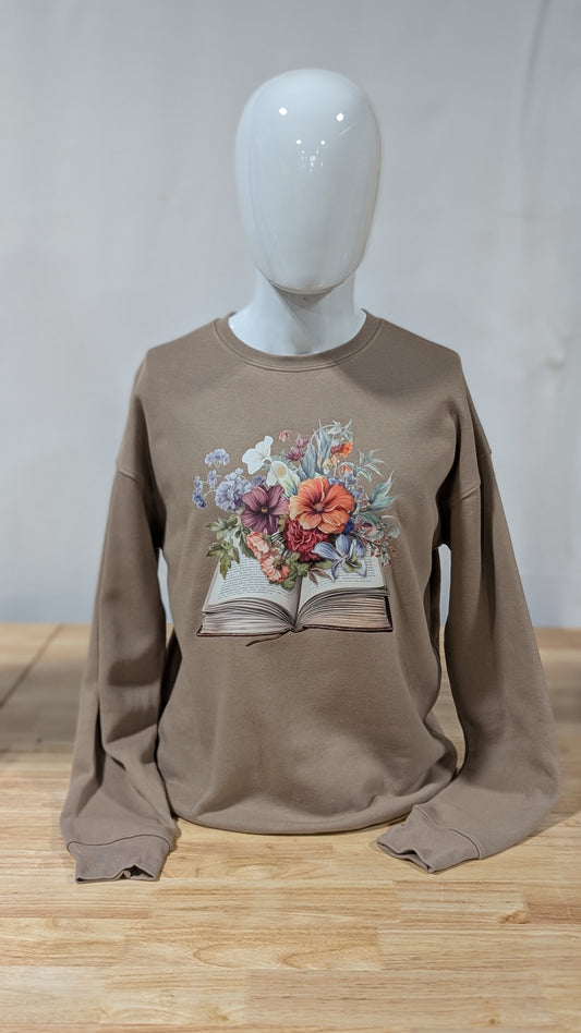 Botanical Bookworm Pullover