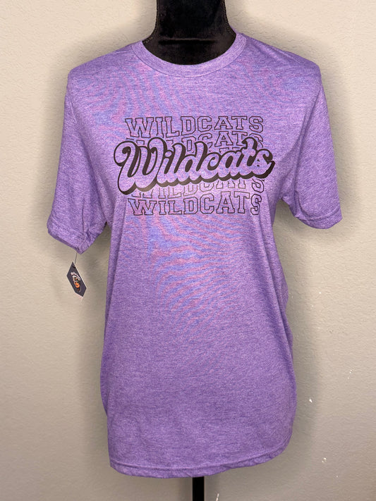 Wildcats Stacked Tee