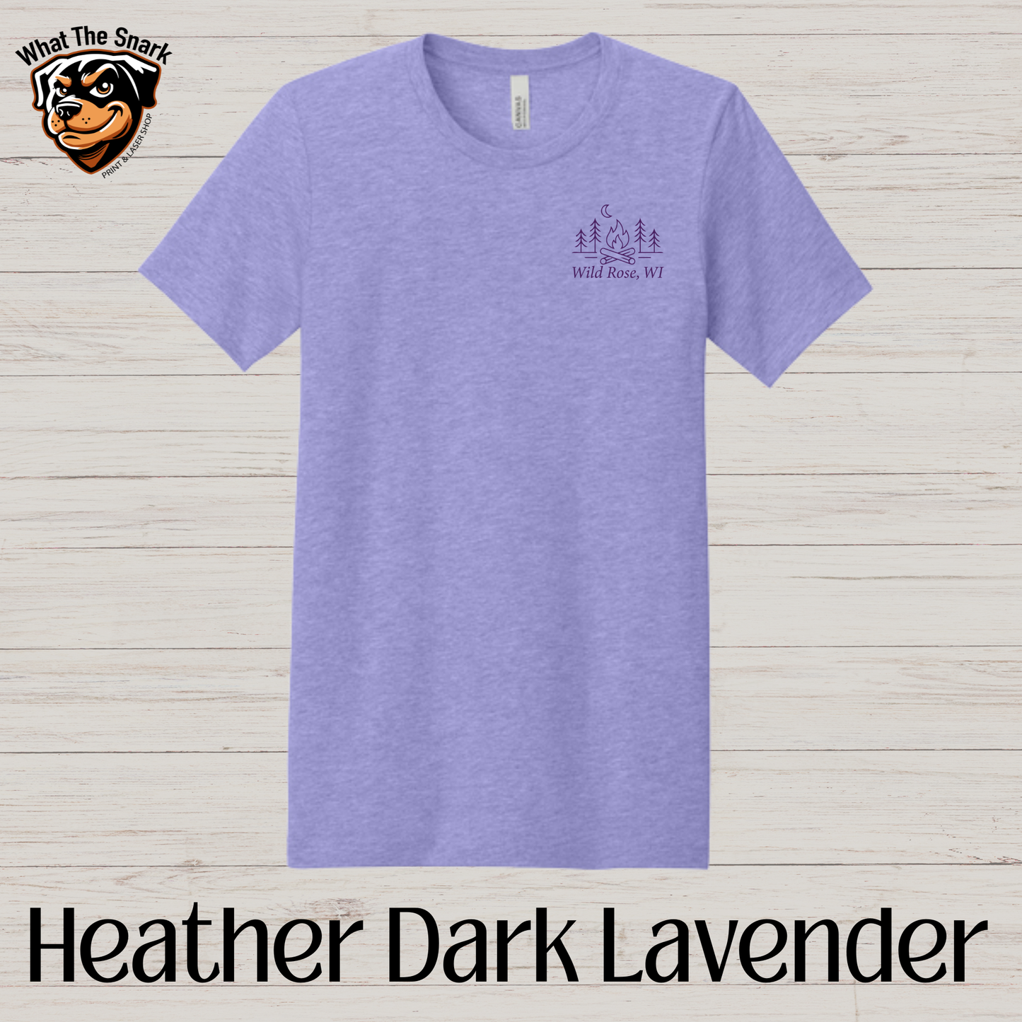 Wild Rose Campfire T-Shirt Front and Back
