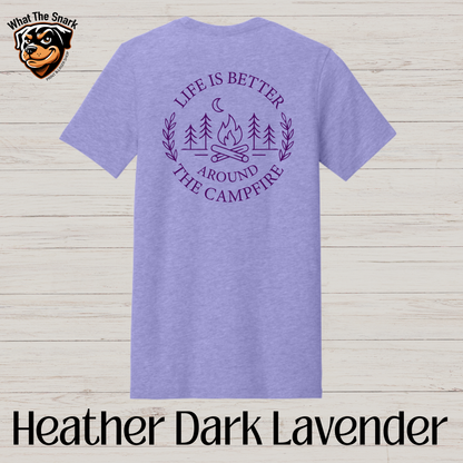 Wild Rose Campfire T-Shirt Front and Back
