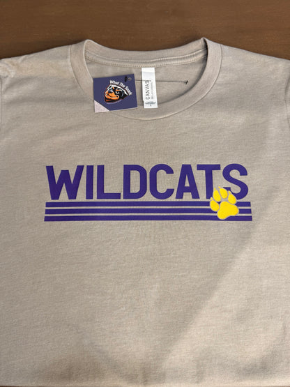 WILDCATS Varsity Lined Tee