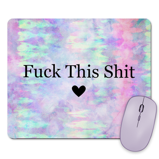 Fuck This Shit Mousepad Desk Set: Mousepad + Coaster