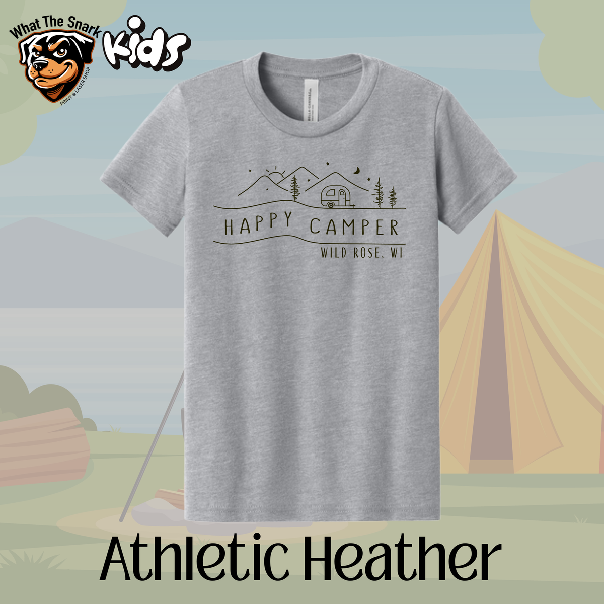 Happy Camper Kids Tee