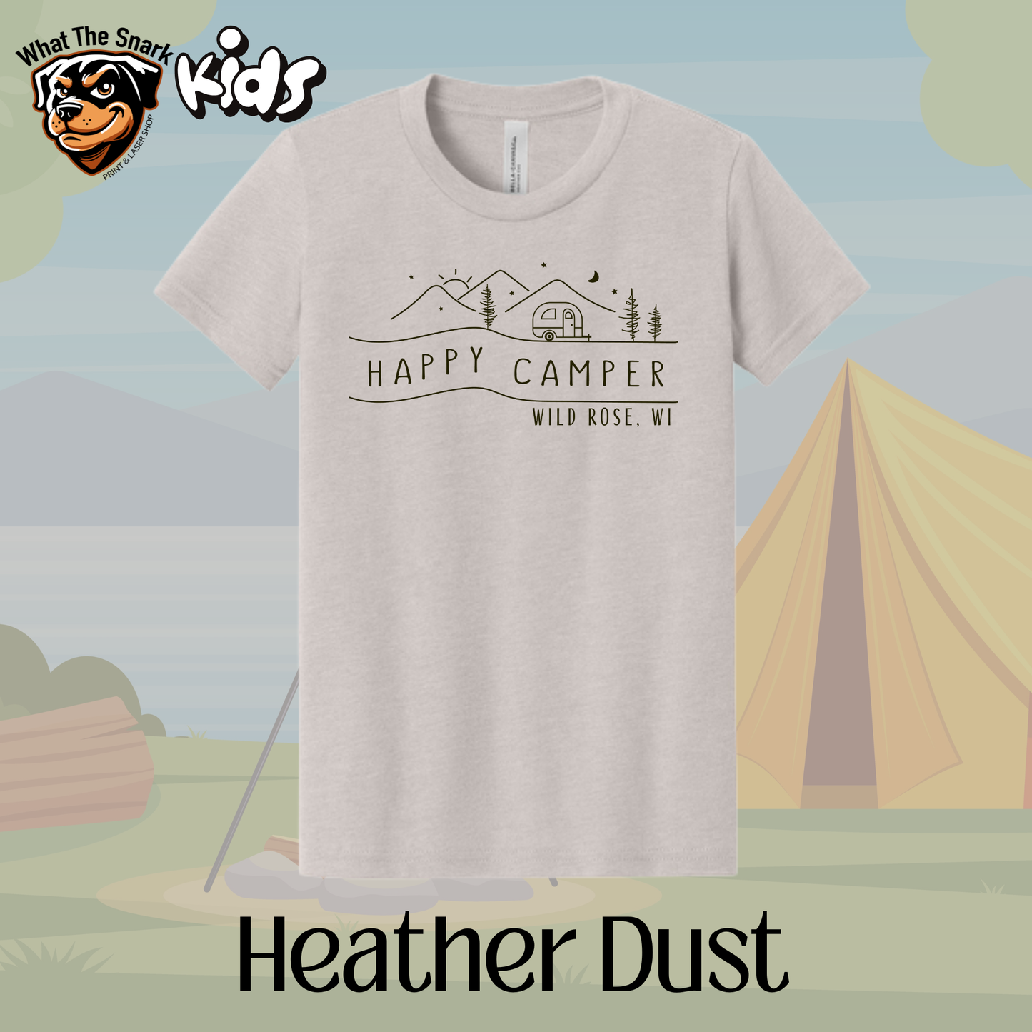 Happy Camper Kids Tee