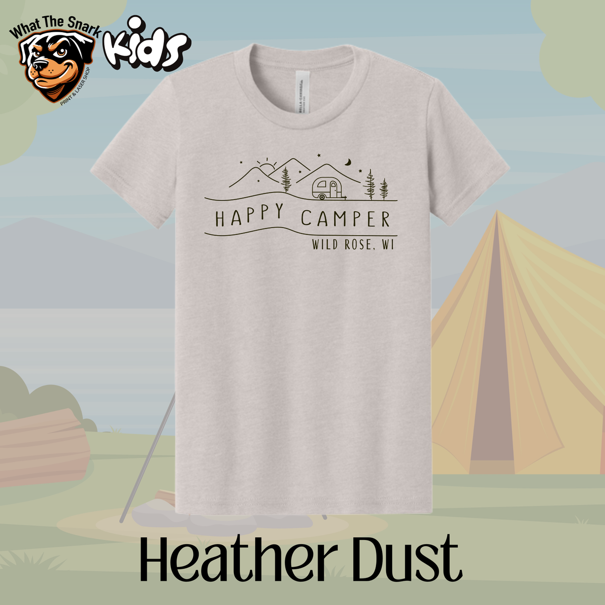 Happy Camper Kids Tee