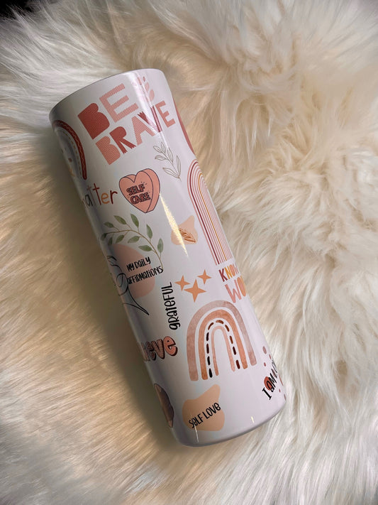 Be Brave 20 ounce Tumbler