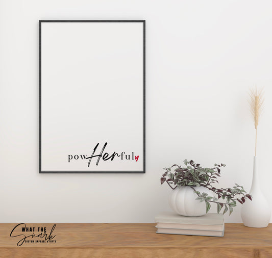 powHerful Wall Decor