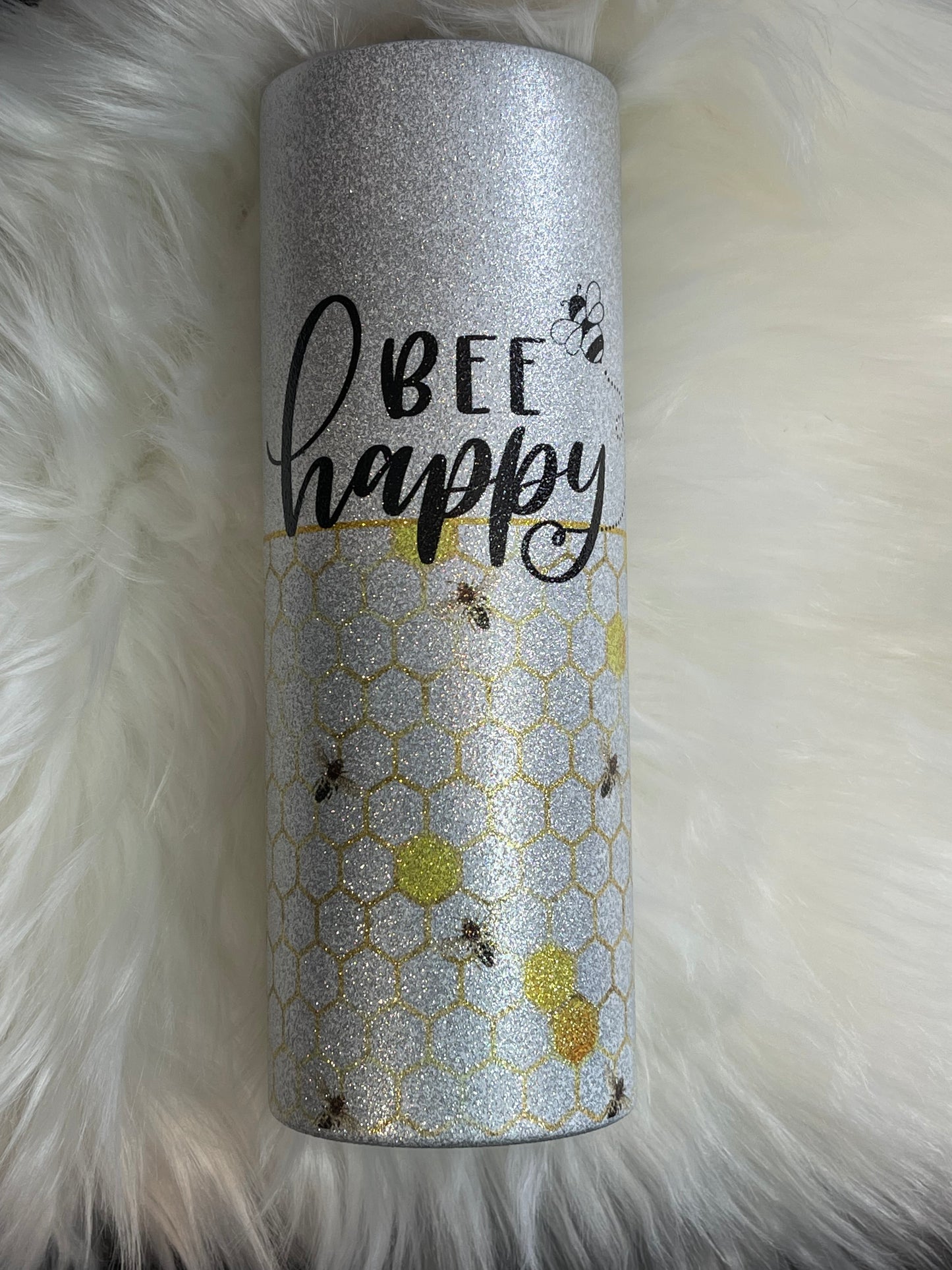 Bee Happy 20 ounce Tumbler