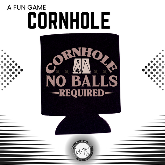 CORNHOLE NO BALL -REQUIRED- Koozie
