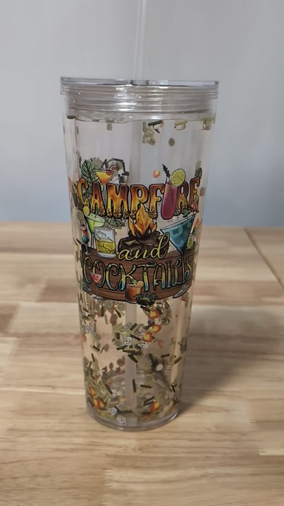 Camping Sno-Globe Tumbler
