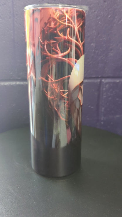White Heart 20oz Tumbler