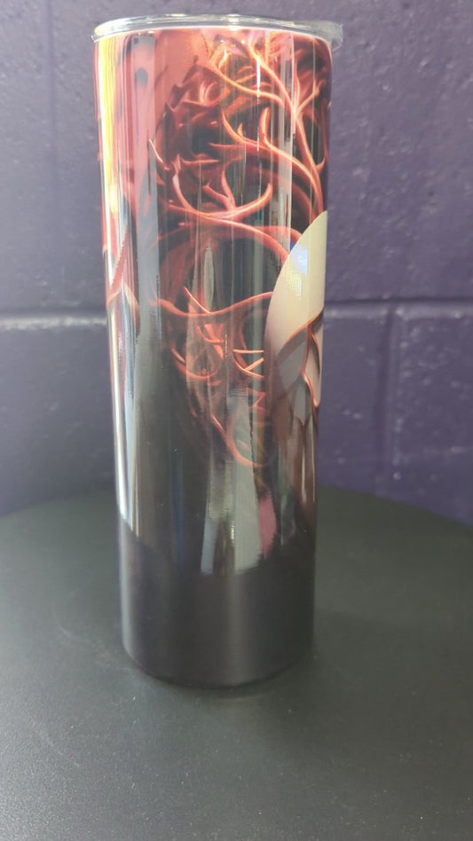 White Heart 20oz Tumbler