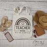 "TEACHER MODE" Tote Bags