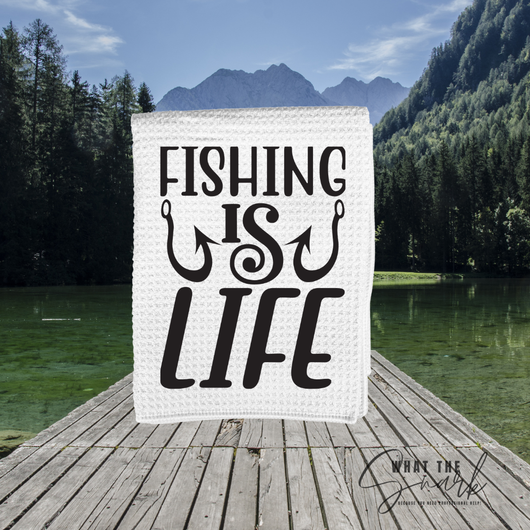 Fishing Design Kitchen Towles