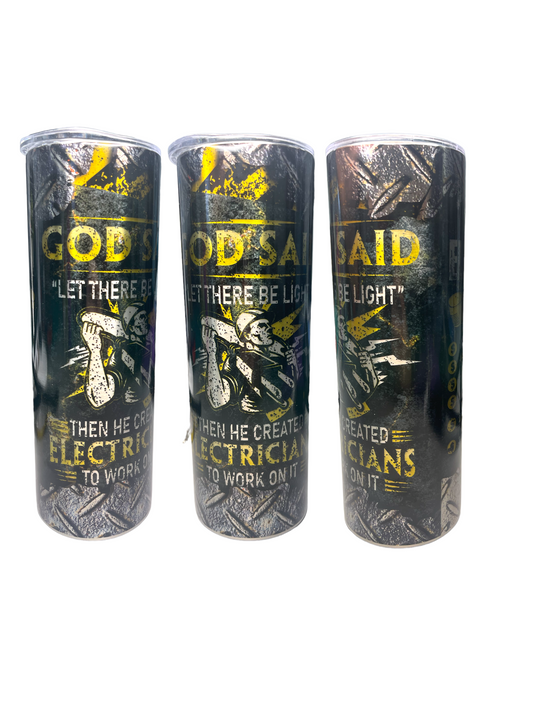 Electrician Stainless Steel Tumbler