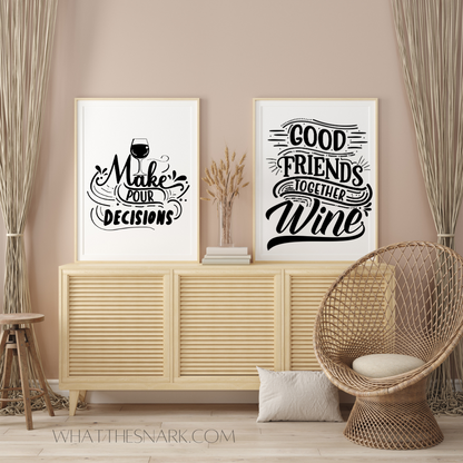 Wine Lovers Decor Sets