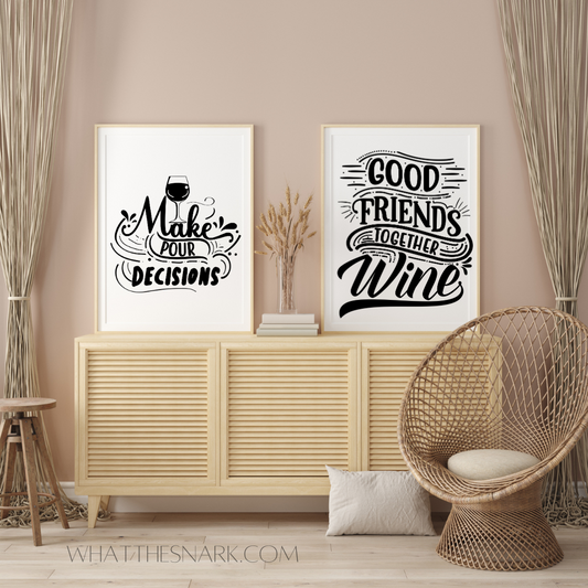 Wine Lovers Decor Sets