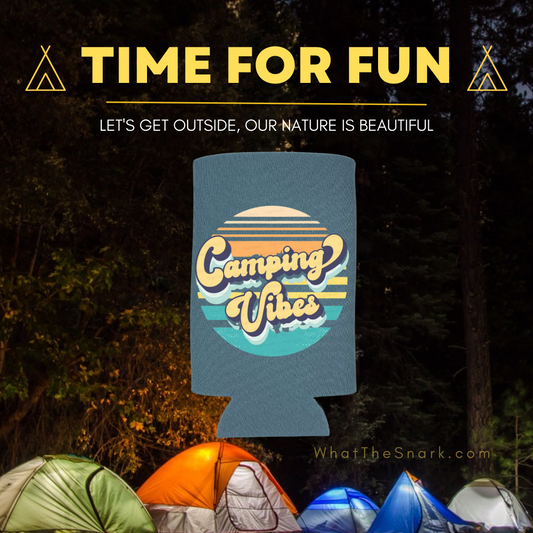 Camping Vibes Koozie