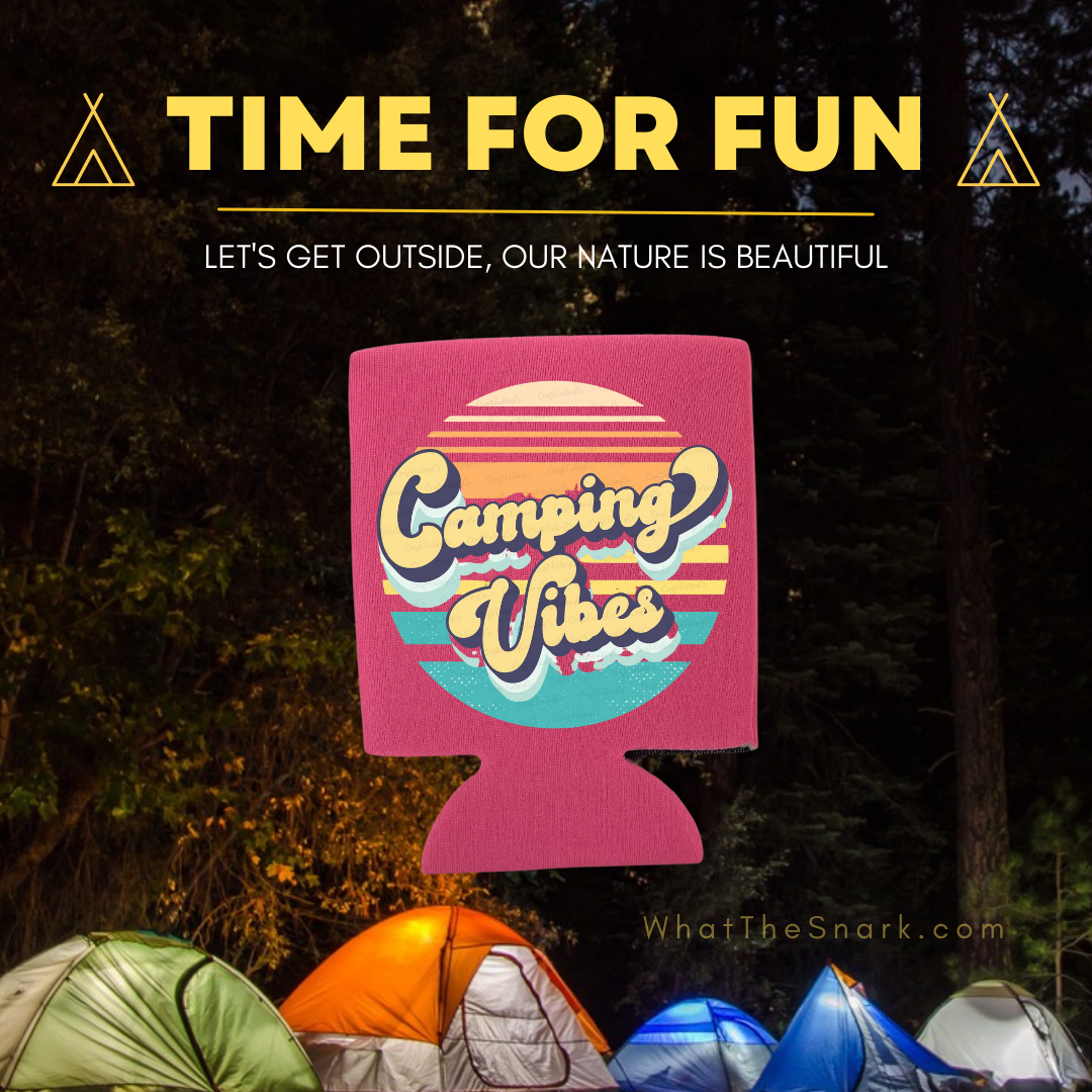 Camping Vibes Koozie