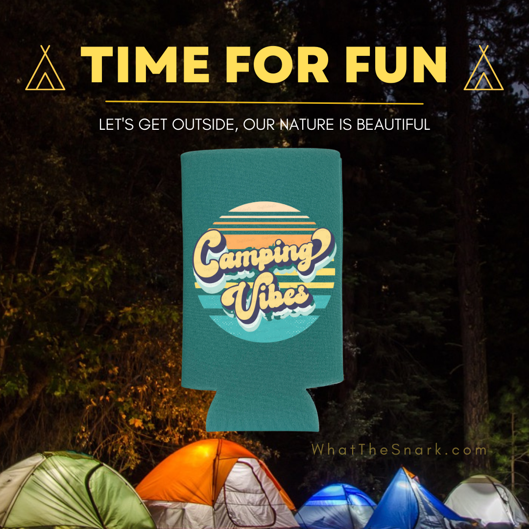 Camping Vibes Koozie