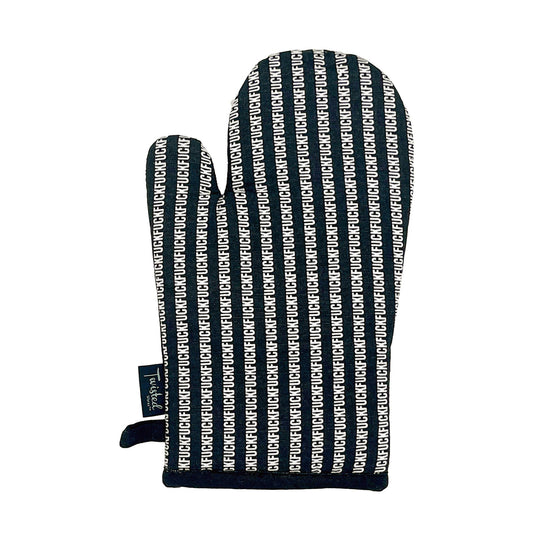 FUCK Striped | Funny Oven Mitt