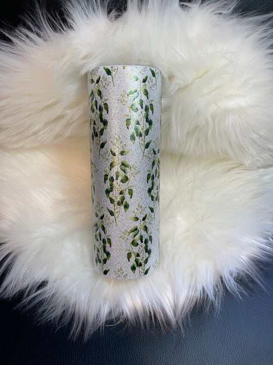 Crazy Plant Lady 20oz Glitter Tumbler