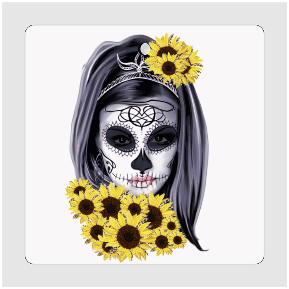 Catrina Sugar Skull Svg, Skull Floral Svg, Catrina Halloween